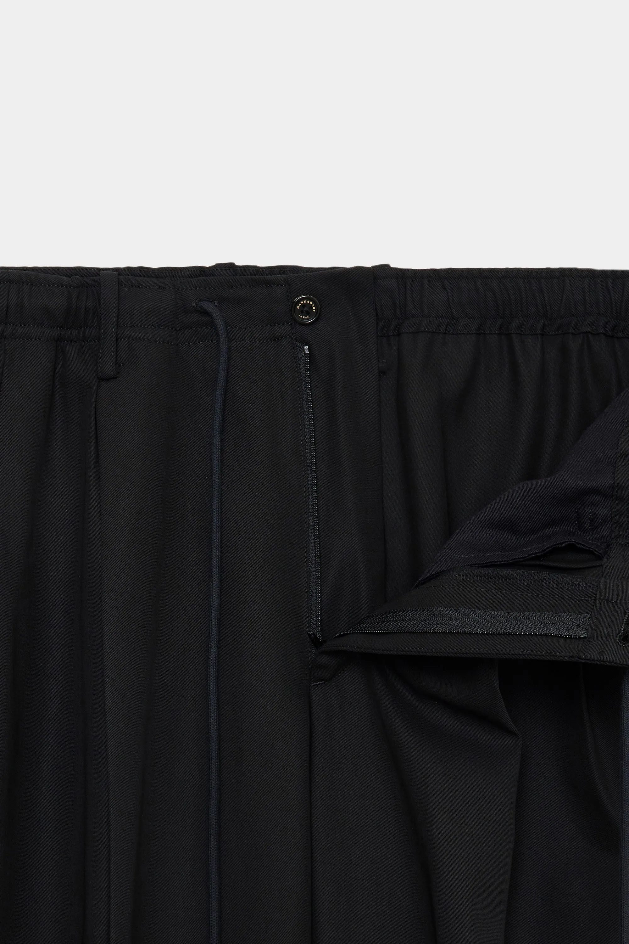 A24A-15PT01C DRY VOILE TWILL DOUBLE PLEATED EASY TROUSERS