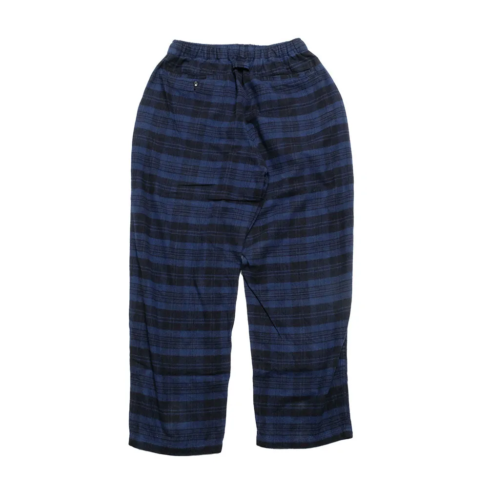 GOLD - COTTON NEL CHECK EASY PANTS - GL42404