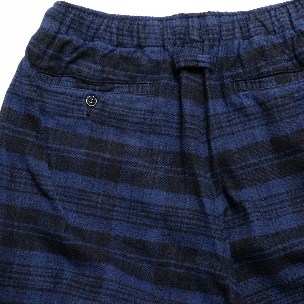 GOLD - COTTON NEL CHECK EASY PANTS - GL42404