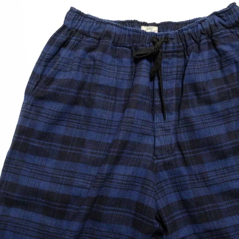 GOLD - COTTON NEL CHECK EASY PANTS - GL42404