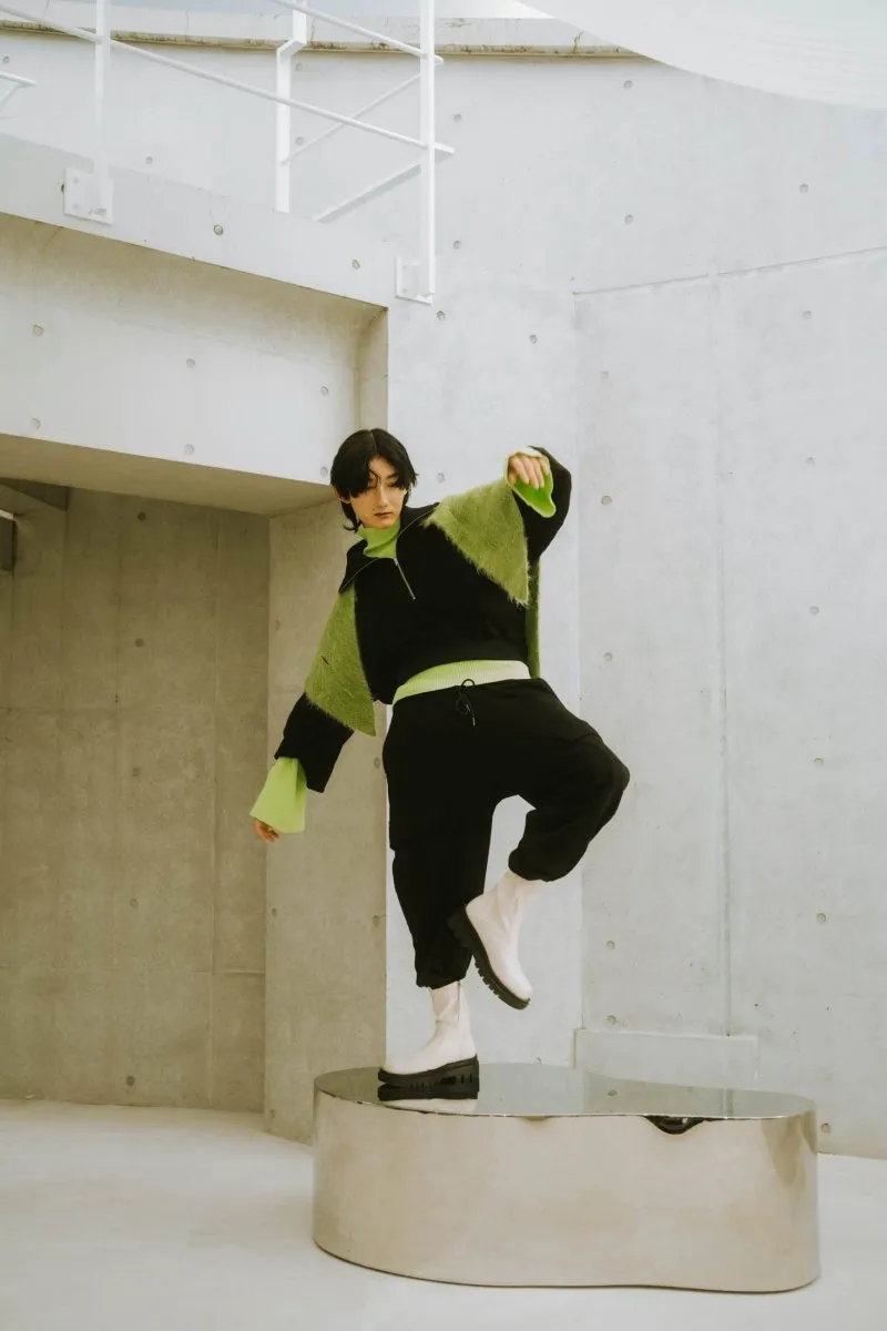 half zip sweat tops(unisex)/3color