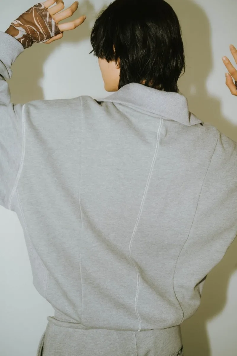 half zip sweat tops(unisex)/3color