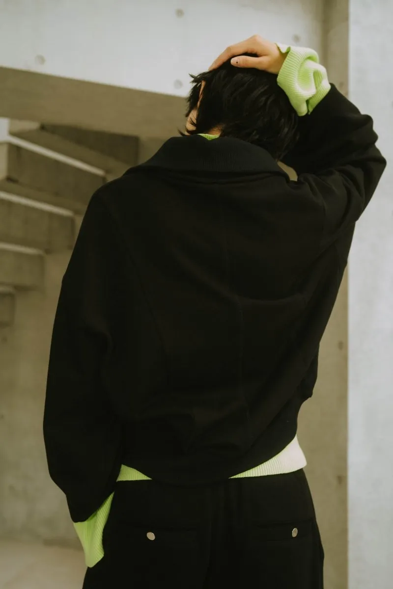 half zip sweat tops(unisex)/3color