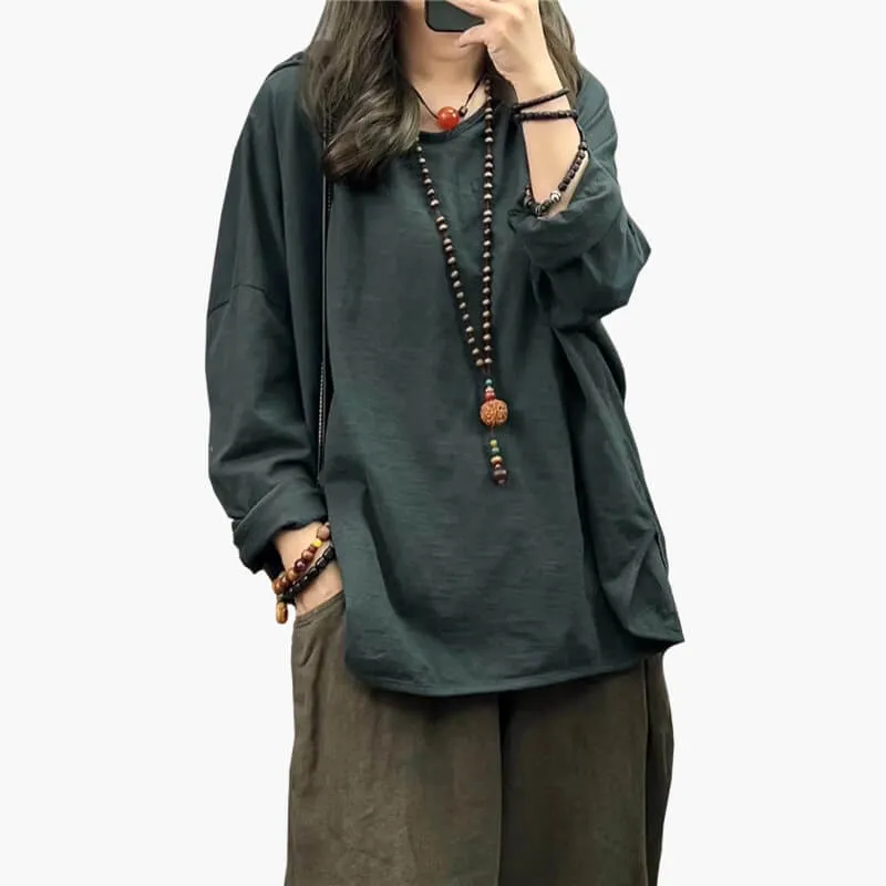 Loose Granola Girl Long Sleeve Shirt