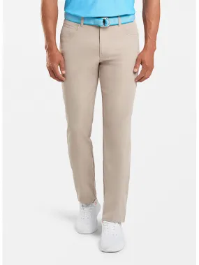 Peter Millar Performance Five-Pocket Pant in Khaki