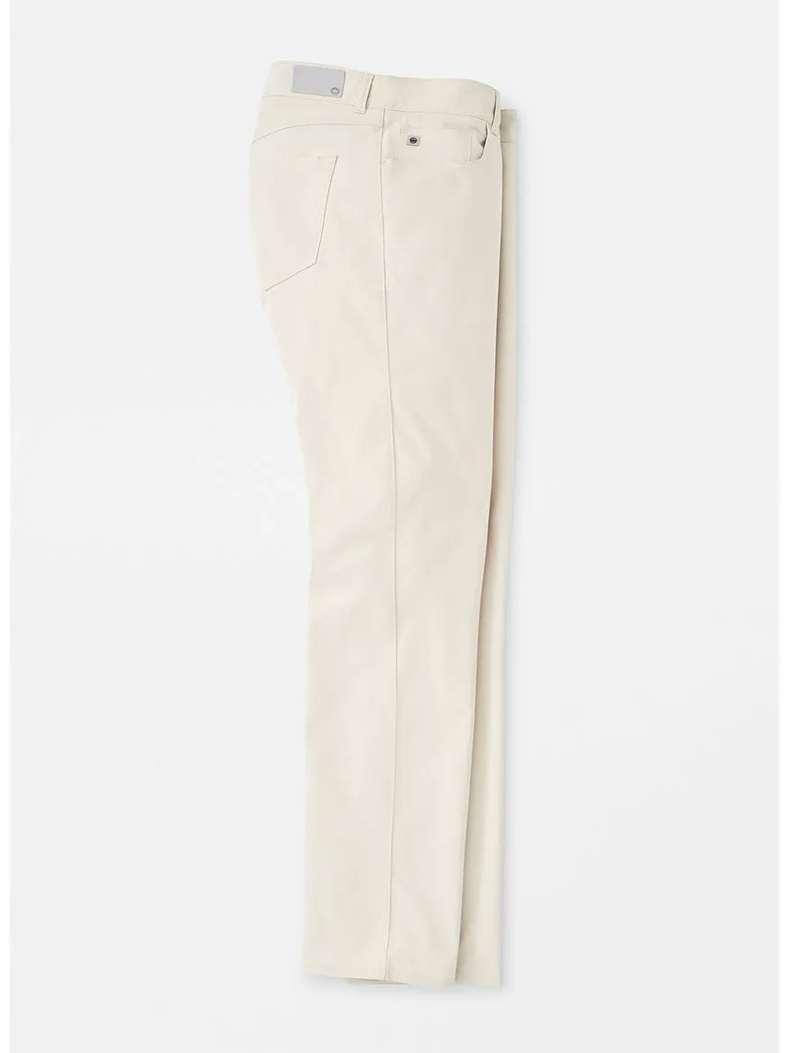 Peter Millar Performance Five-Pocket Pant in Stone