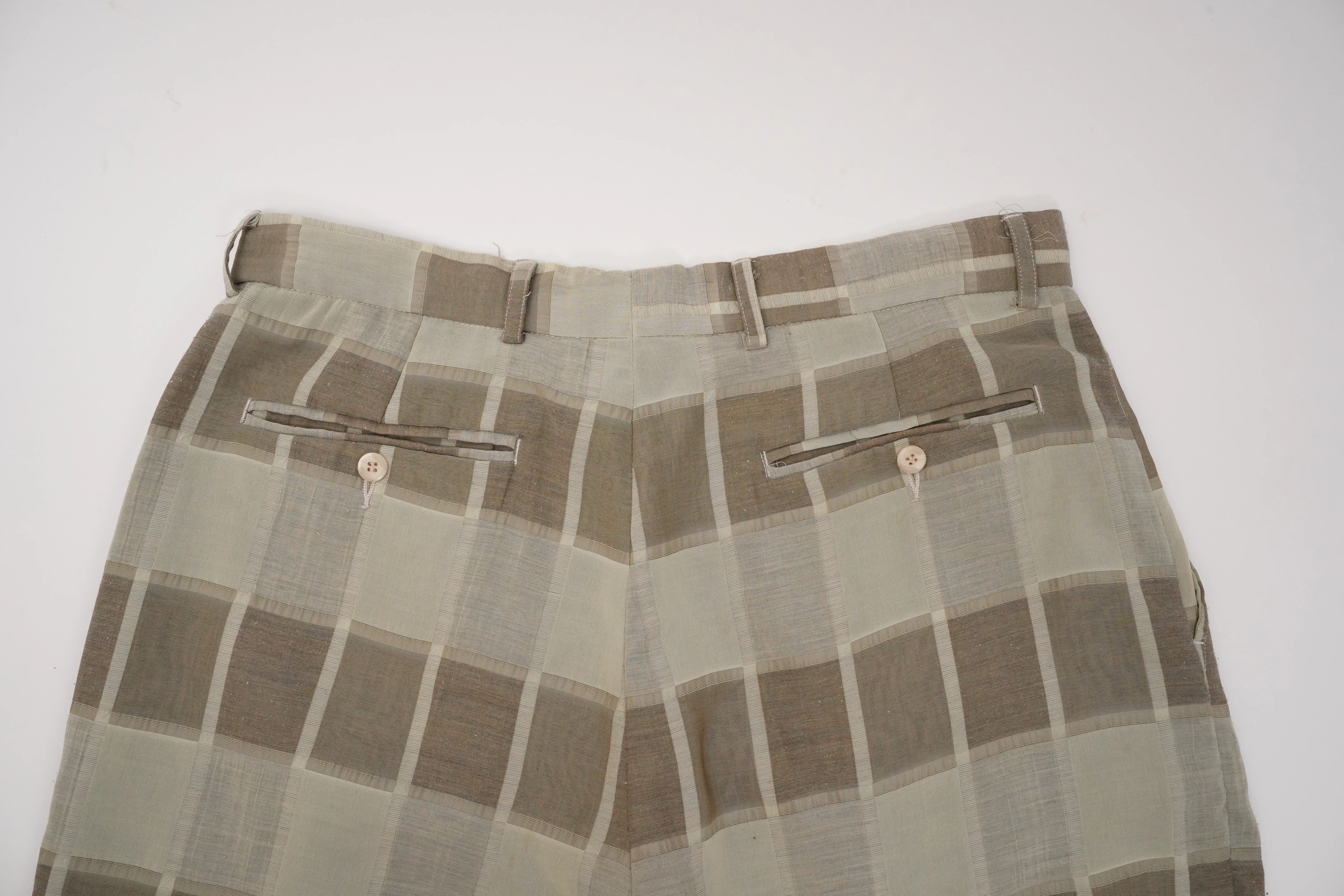 "SYLLABLES system" -Cotton/Poly Tuck Wide Slacks-