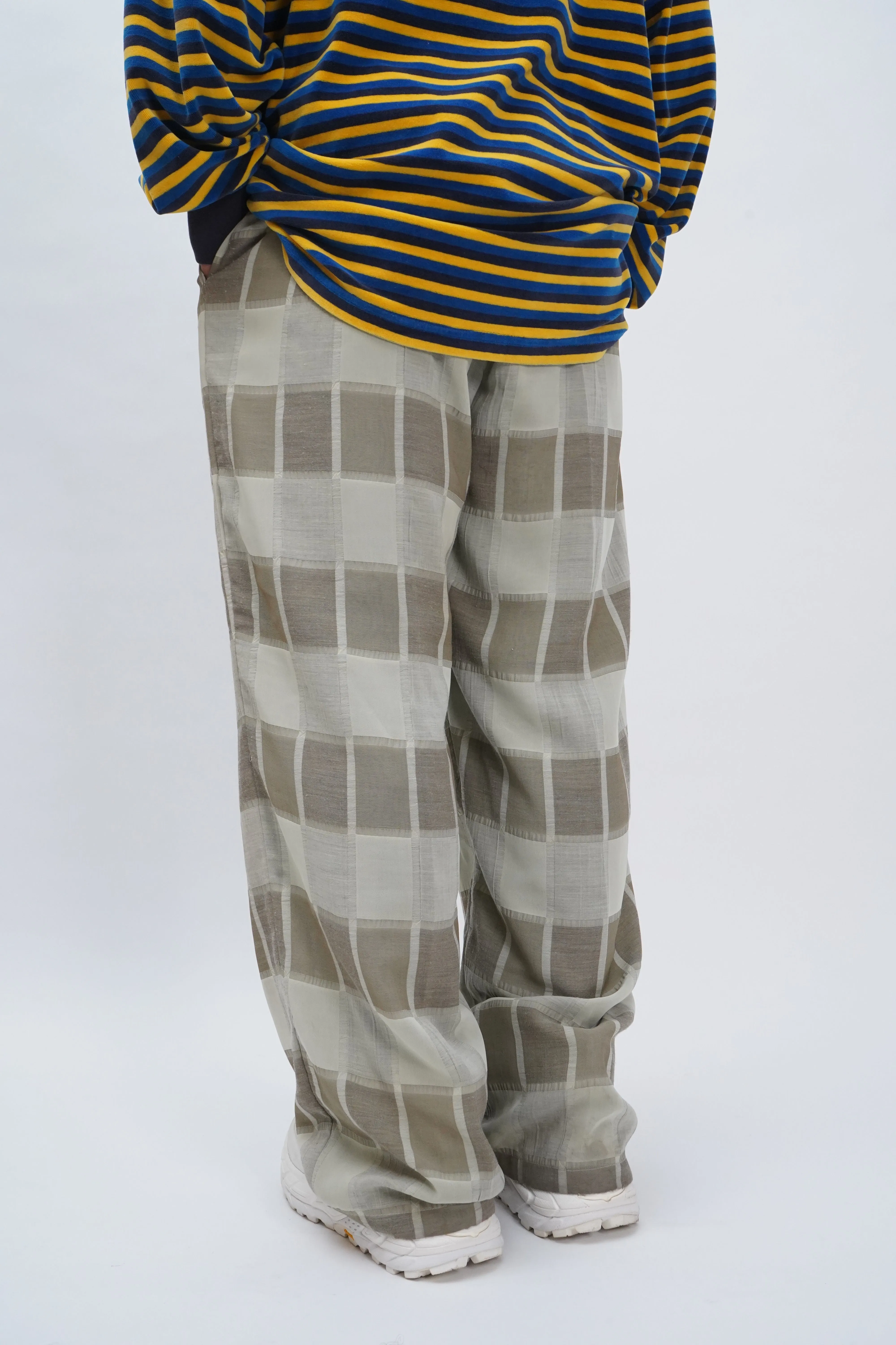 "SYLLABLES system" -Cotton/Poly Tuck Wide Slacks-