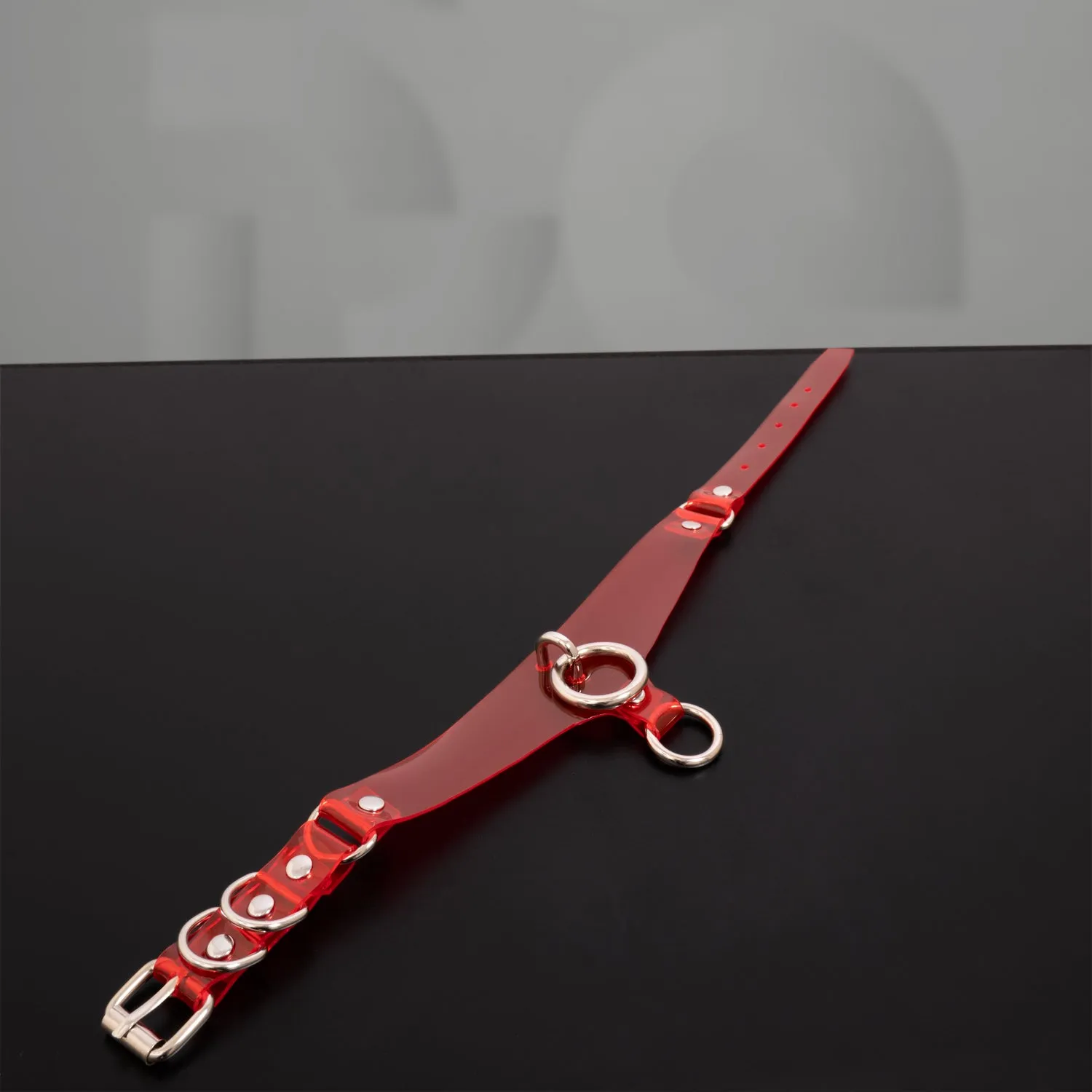 Red PVC Choker