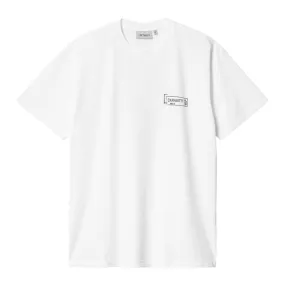 S/S STAMP T- SHIRT  / CARAHARTT WIP / WHITE