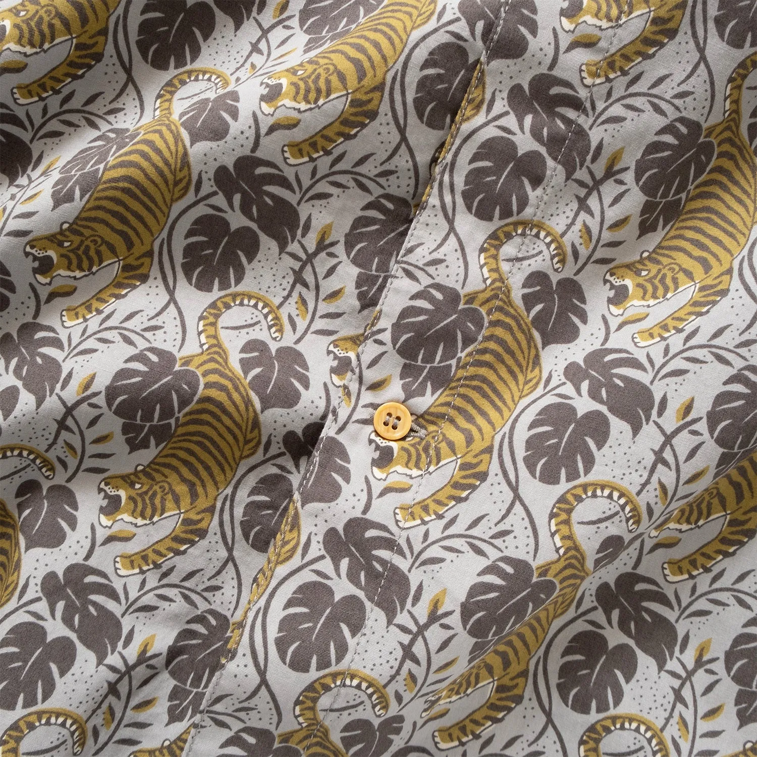 (ST374) Japan Made Fabric Pattern Shirt