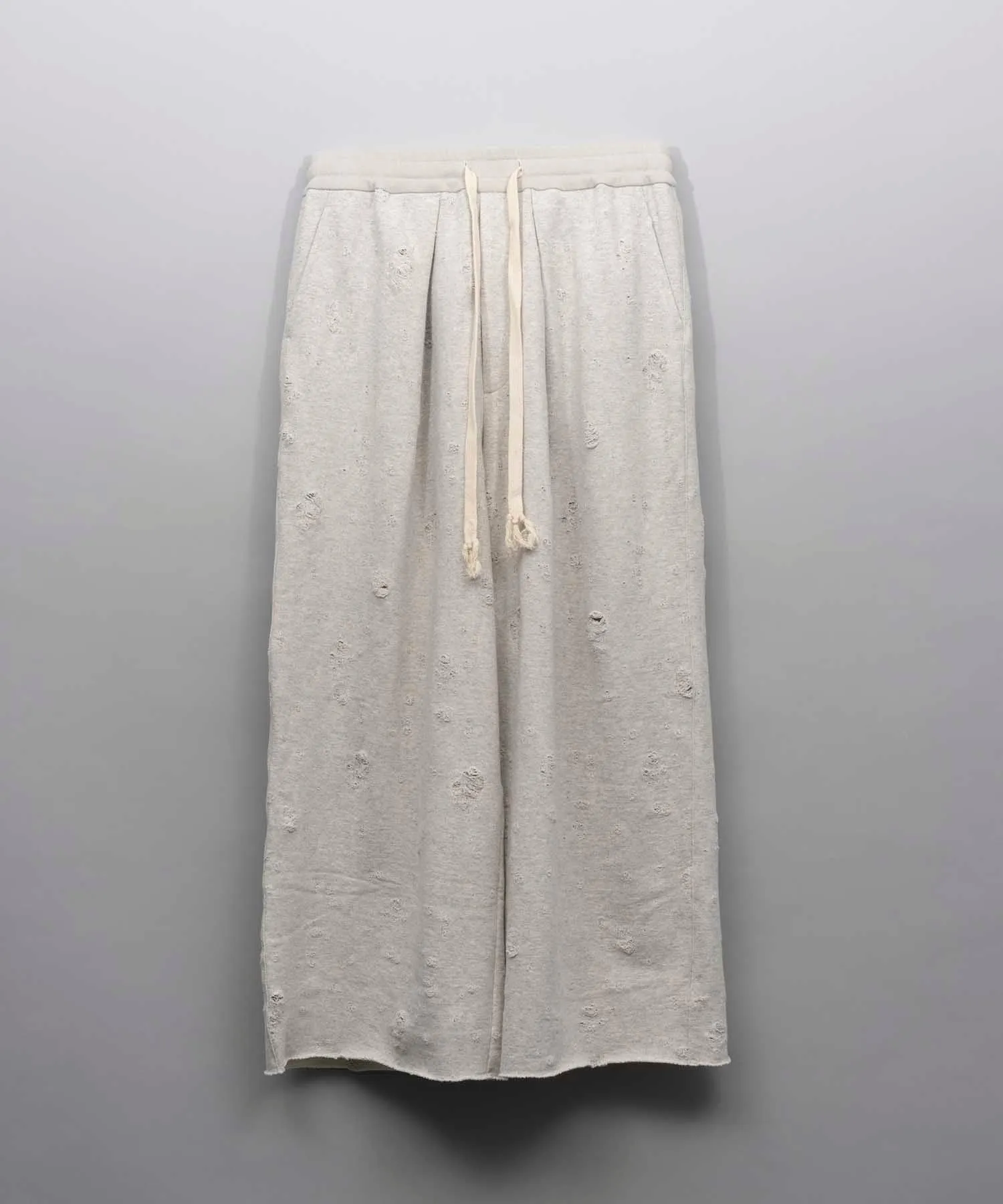 Sweat Jacquard Easy Wide Pants